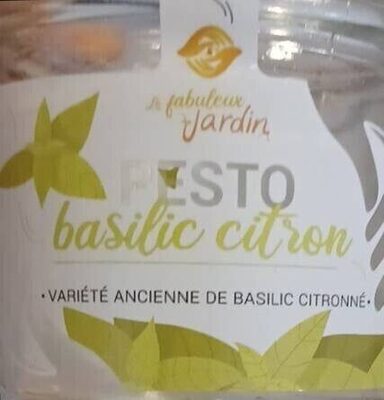 Pesto basilic citron