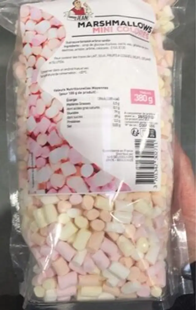 Marshmallows mini colorés