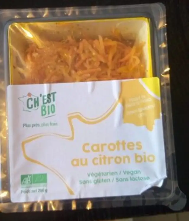 Carottes au citron bio