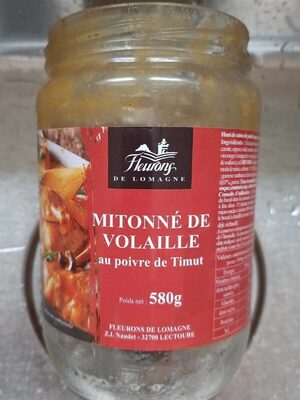 Mitonne de volaille au poivre de timut front packaging