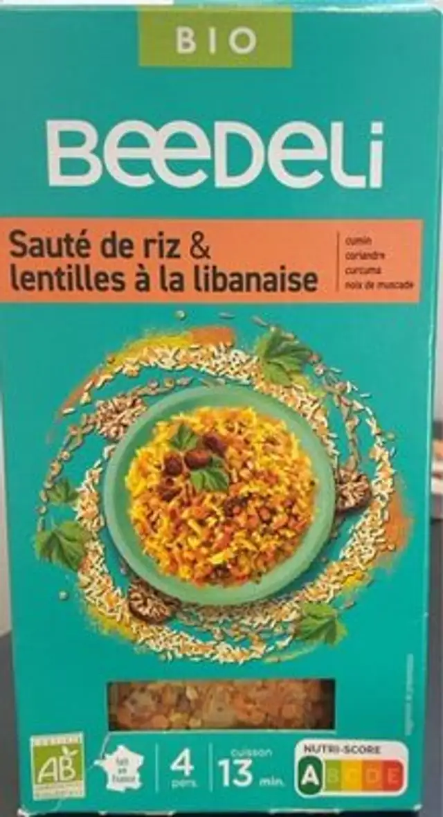 Sauté de riz et lentilles à la libanaise