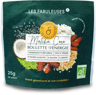 Boulettes d'énergie Coco Matcha BIO