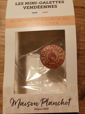 Mini galettes vendéennes