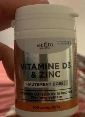 Vitamine D3 et zinc