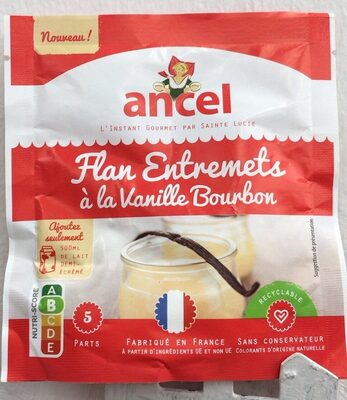 Flan entremets a la vanille bourbon