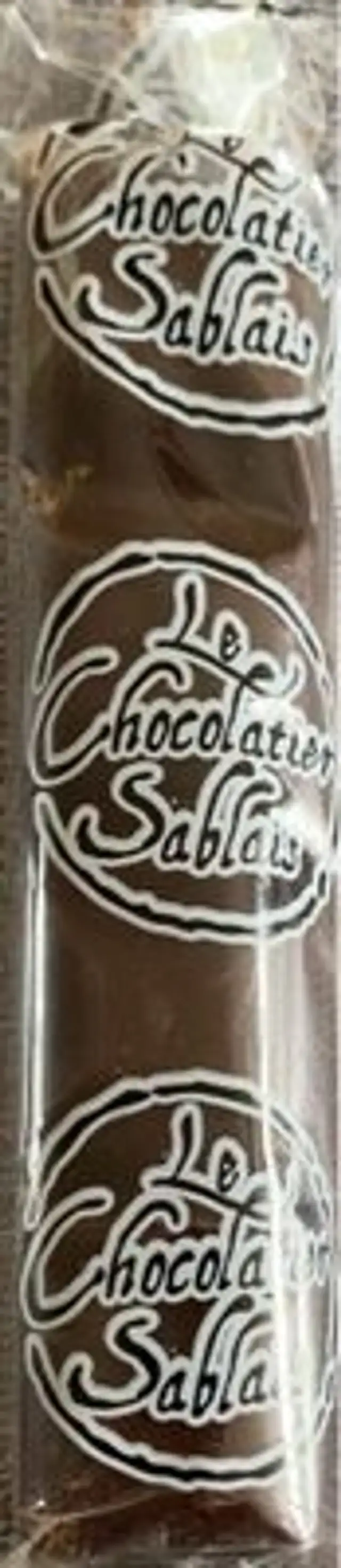 Barre de chocolat noir