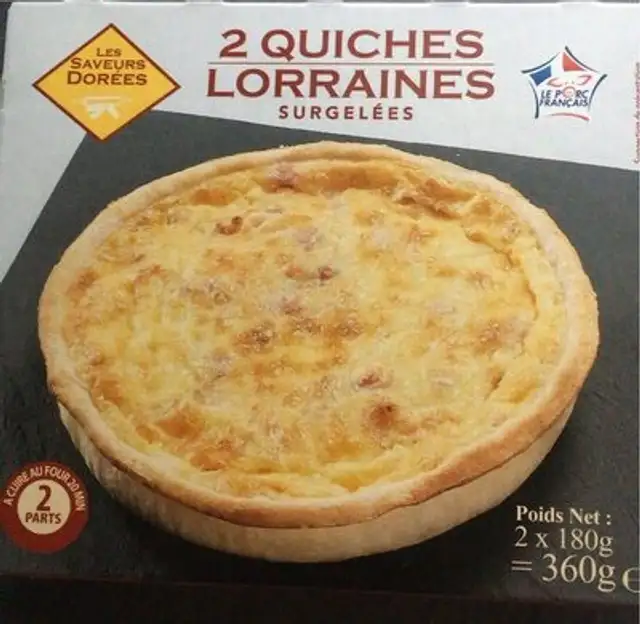 2 quiches Lirraines