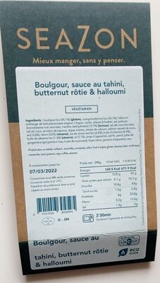 Boulgour sauce au tahini & halloumi