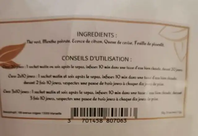 Cure beautyshopft nutrition facts table