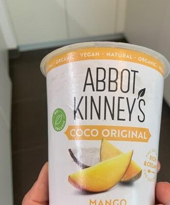 Yaourt lait de coco Mangue