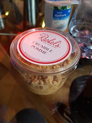 Crumble pomme front packaging