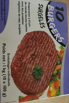 Burgers surgelés