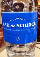 Eau de source Beaupré