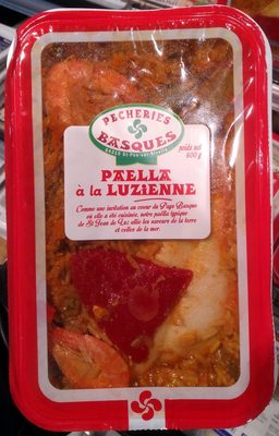 Paëlla à la luzienne front packaging