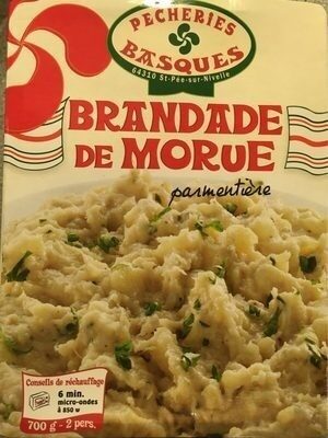 Brandade de morue parmentiere front packaging