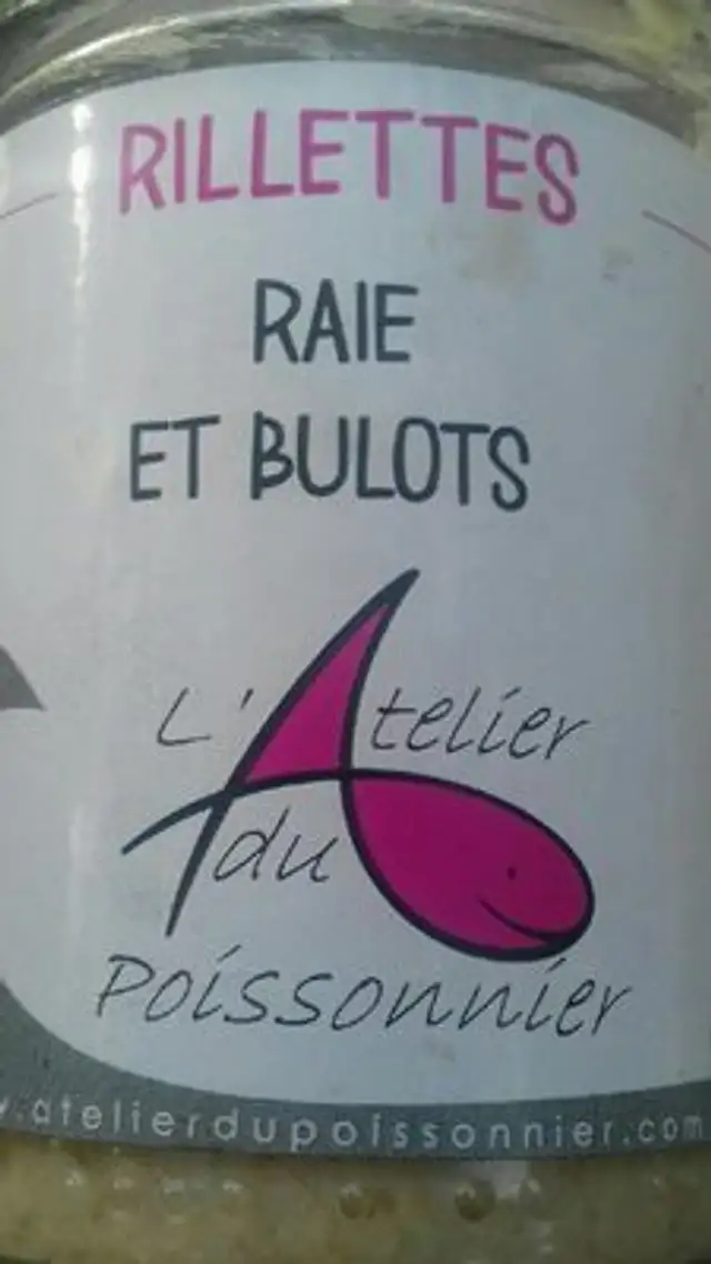 Rillettes raie et bulots front packaging