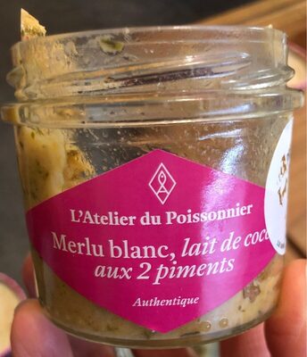 Merlu blanc, lait de coco aux 2 piments