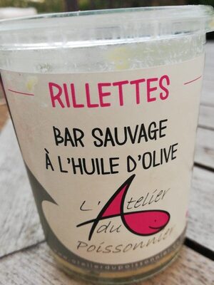 Rillettes de bar sauvage à l'huile d'olive