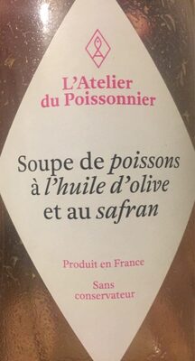 Soupe de poisson a l'huile d'olive et au safran