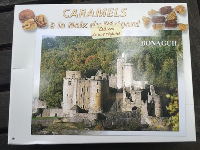 Caramels à la noix du Périgord front packaging
