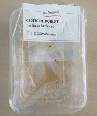 Risotto de poulet marinade barbecue