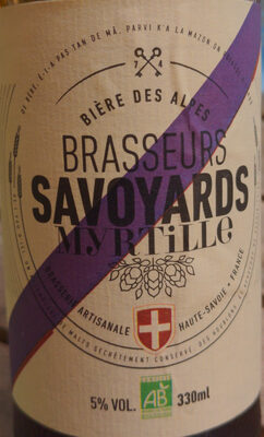 Bière des Alpes myrtille