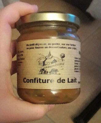 Confiture de lait front packaging
