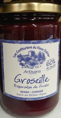 Préparation de fruits Groseille