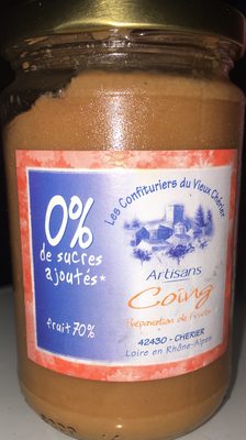 Confiture de coing front packaging