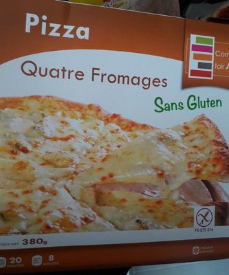 Pizza quatre fromages sans gluten