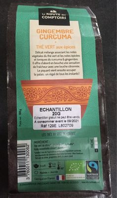 Thé vert gingembre curcuma