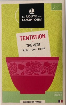 Thé vert litchi - rose - cerise