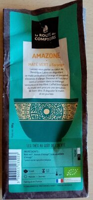 Maté vert a l'orange front packaging