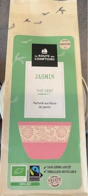 Thé vert jasmin front packaging