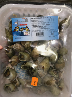 Bulots cuits front packaging