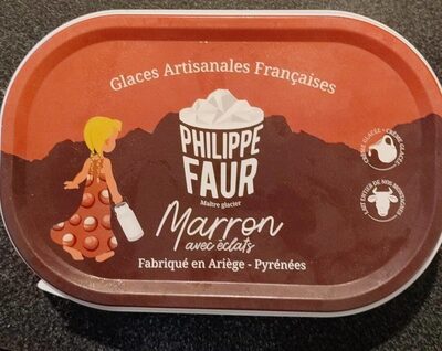 Creme glacée marrons éclats