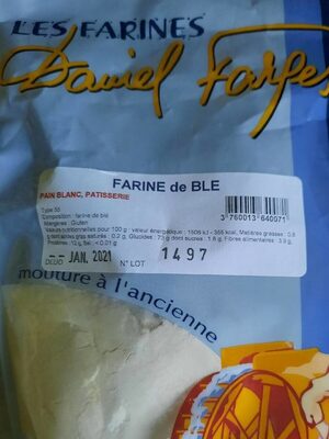 Farine de blé front packaging