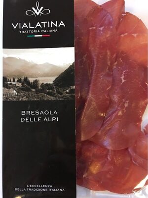 Bresaola delle alpi front packaging