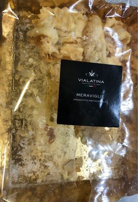 Merveilles Via Latin . Bugnes front packaging