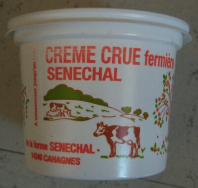 Crème crue fermière