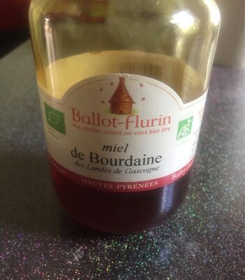 Miel De Bourdaine front packaging