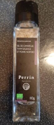 Sel de camargue thym sauvage et poivre noir bio
