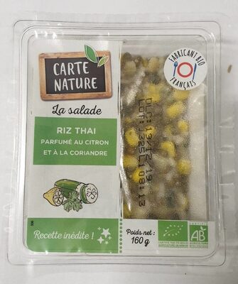 Riz thai parfumé au citron et à la coriandre