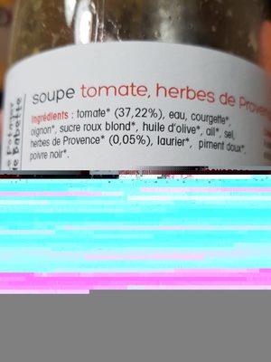 Soupe tomate, Hervés de provence front packaging