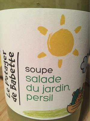 Soupe salade du jardin persil front packaging