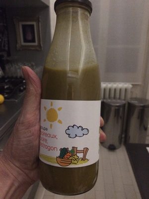 Soupe poireaux poires estragon front packaging