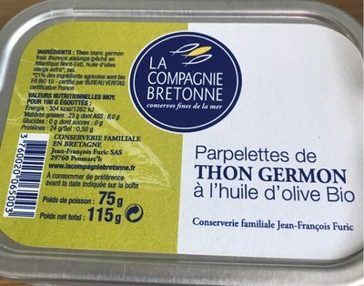 Parpelelles thon germon