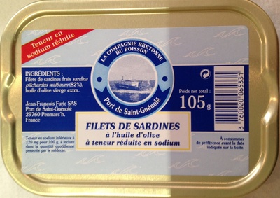 Filets de sardines à l'huile d'olive