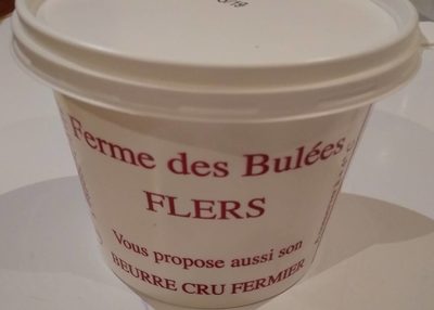 Crème crue fermière