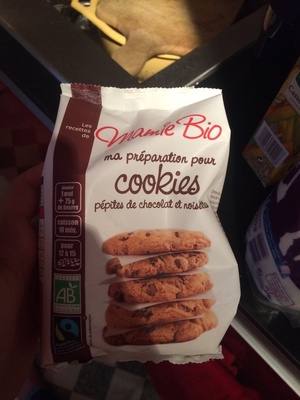 Préparation cookies bio